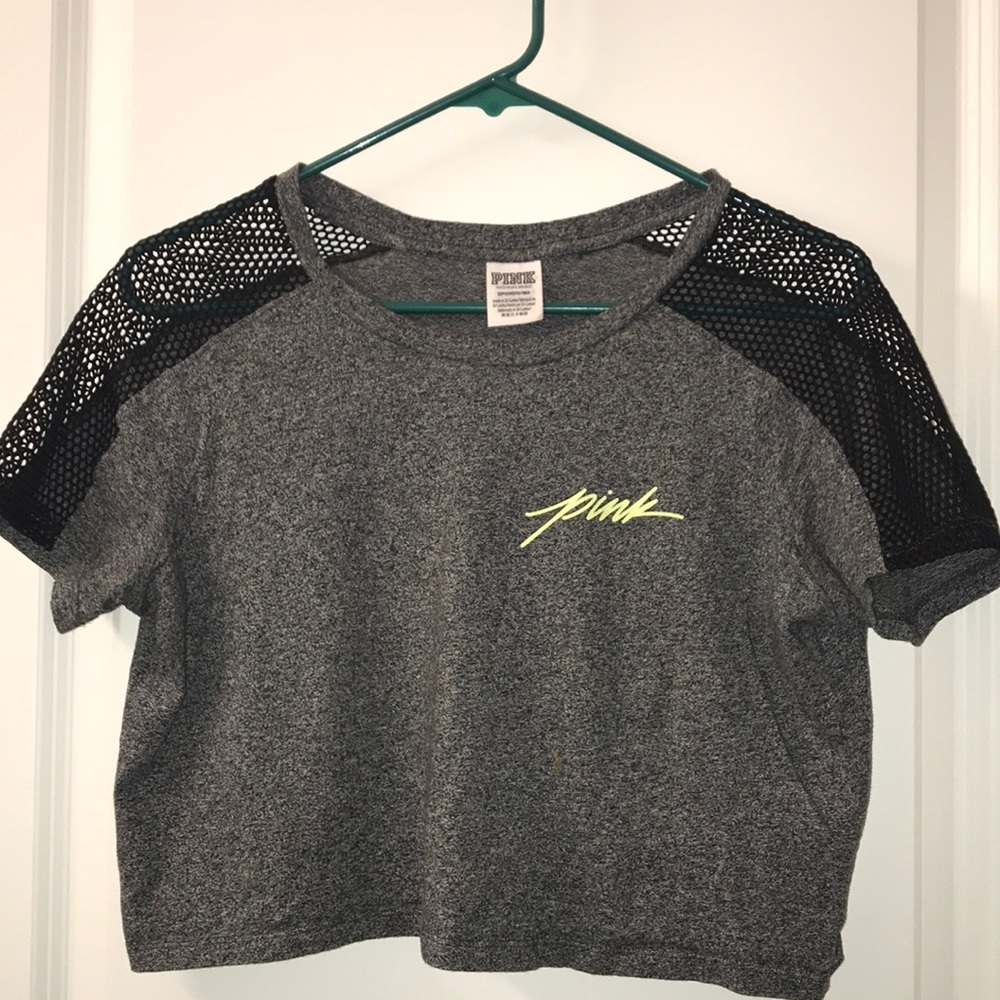 Pink crop top